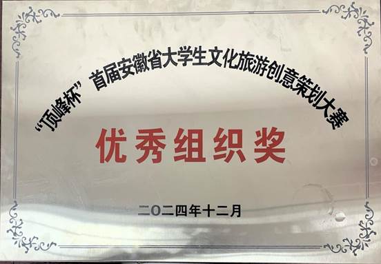 顶峰杯 优秀组织奖